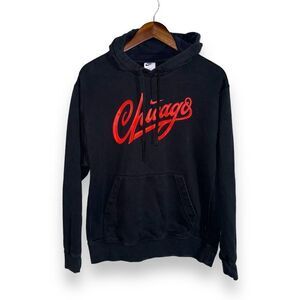 Nike Chicago Bulls Dri-Fit Cotton Pullover Hoodie M